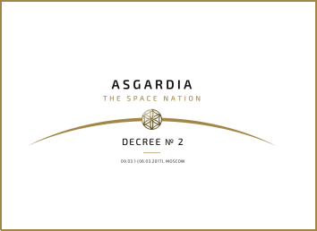 Decree No 2<br> Introduction of the Asgardian Calendar